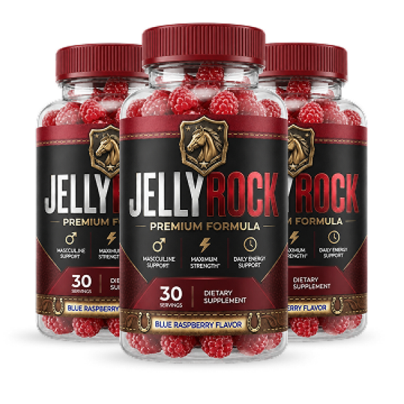 Jelly Rock 3 bottle daily wellness bundle for metabolic balance healthy weight management and everyday vitality